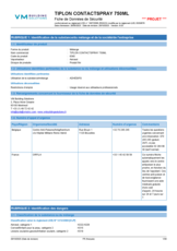 Tiplon Spray Contact 750ml - FDS